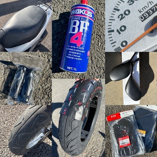 ⭐️AF35ディオ.快速2スト.フロントディスクブレーキモデル❗️バッテリー・タイヤ・プラグ・エアクリなど新品交換⭐️50cc原付スクーター⭐️