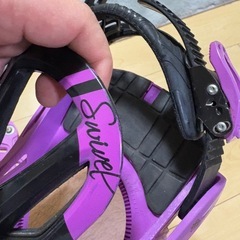 スノーボード　バインディングswivel chiffon　　の画像