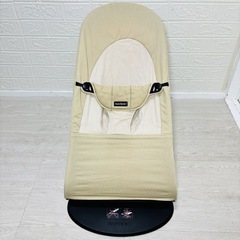 ［美品✨］　バウンサー　手洗い清掃済み　ベビービョルン　ベビーシッターバランス　 コットン　1ヶ月〜2歳頃まで🎁ベビー用品100点以上在庫あり！の画像