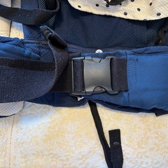 aprica 抱っこ紐 ネイビーとホワイトのドット柄
の画像