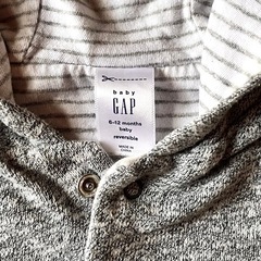 Baby GAP リバーシブルカーディガン ☆6〜12カ月用の画像