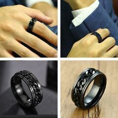 ブラック/チェーンリング（新品）21号の画像