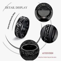 ブラック/チェーンリング（新品）21号の画像