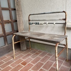 古い小学校の長椅子 02の画像