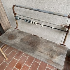 古い小学校の長椅子 02の画像