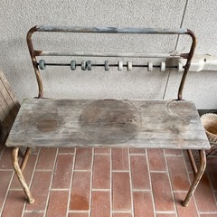 古い小学校の長椅子 02の画像