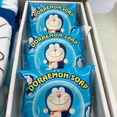  ドラえもん タオルと石鹸セット　非対面取引可能の画像