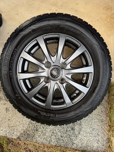 【1月以降引渡】155/70R13スタッドレスアルミセット