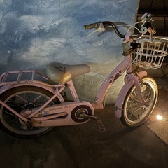 16インチ 身長95〜110cm 子供用自転車  ピンク　ロコモーションガールキッズの画像