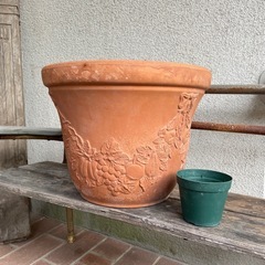 古いテラコッタ/玄関先の主役にの画像