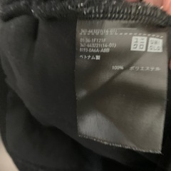 フリースオーバーサイズプルオーバーs黒の画像