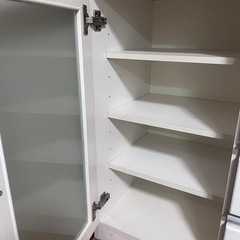 多目的収納棚　食器棚の画像