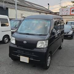 H24年式ハイゼットカーゴ　クルーズ　AT車　2WD  黒　ハイルーフ　車検付きコミコミ価格　の画像