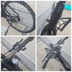 FUJI カーボンフレーム 自転車 動作未確認 パンク有の画像