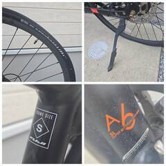 FUJI カーボンフレーム 自転車 動作未確認 パンク有の画像