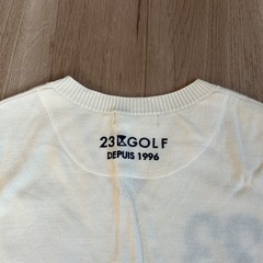 23区ゴルフ ベストの画像