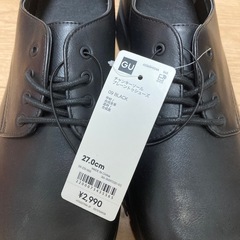 新品未使用 GU チャンキーソールプレーントゥシューズ　 27cmの画像