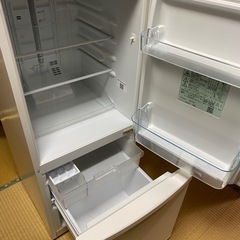 【2020年式】2ドア冷蔵庫　美品の画像