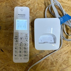 綺麗 Panasonic 電話　子機付　VE-GD26-W　の画像