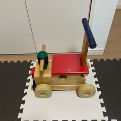 【汽車】手押し車【木製】の画像