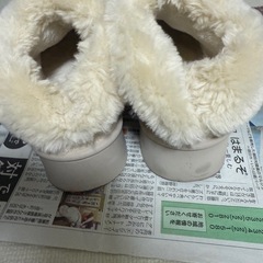 ムートンブーツ24.0cmの画像