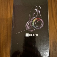 【新品】GHB ゲーミングヘッドフォン ブラックの画像