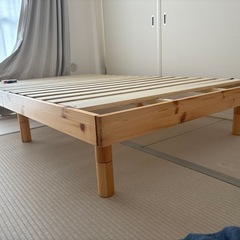 すのこベッドフレーム　セミダブルの画像