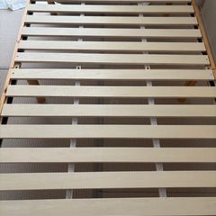 すのこベッドフレーム　セミダブルの画像