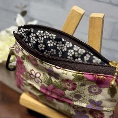 和柄　ティッシュケース付きミニポーチの画像