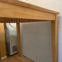 １世紀家具　ダイニングテーブル　130✖️75の画像