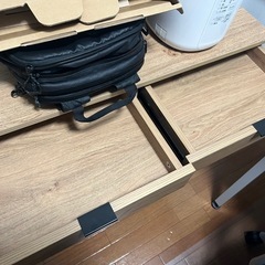 LOWYA ラタン調コンソールデスクの画像