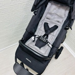 ①　3000円お安くなりました‼️　付属品多数‼️［清掃済み❗️］ エアバギー　ココプレミア　三輪　フロムバース　福岡　　新生児　0ヶ月〜4歳頃まで🎁ベビー用品100点以上在庫あり！の画像