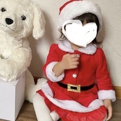 ベビーサンタドレス70サイズの画像