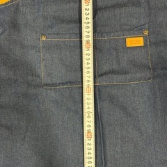 【未使用・美品】デニム地のエプロンの画像