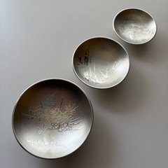 お屠蘇セット　錫製　波華　錫半造　の画像