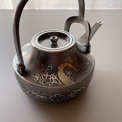 お屠蘇セット　錫製　波華　錫半造　