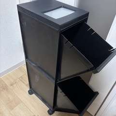 2段ゴミ箱の画像