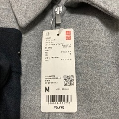 希少 3枚セット ユニクロ ブラッシュドジャージーオーバーサイズブルゾン 全てMの画像