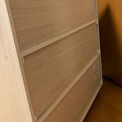 本棚＿コミック収納カート２台セットの画像