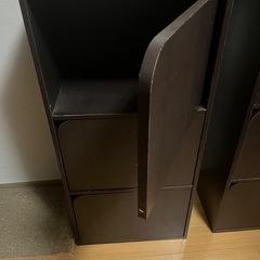 3段ボックス扉付きの画像