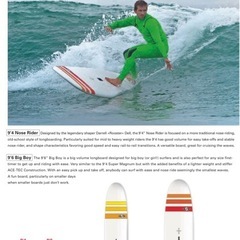 BIC SURF 9'6” ロングボード SUP兼用 パドル付きの画像