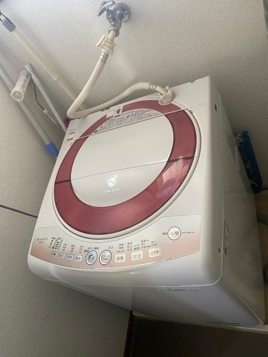シャープ 洗濯機 7kg AG+リンス 2011年製