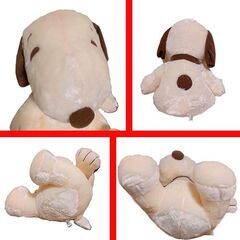 超特大サイズ　スヌーピー グランデぬいぐるみ ブラウンおすわりVer　約48㎝. 　PEANUTS　SNOOPY　の画像