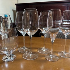 RIEDELワイングラス7脚の画像