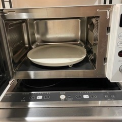 アイリスオーヤマ オーブンレンジ MO-T1501-W 2023年製 ※ターンテーブル割れありの画像