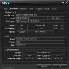 Intel Core i7 13700kf + ASUS Z790 PRIME D4の画像