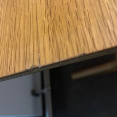 無印良品 MUJI 150cm リビングでもダイニングでもつかえるテーブル オーク材 4人用 ナチュラル 木製 ウッド の画像