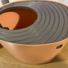 アイリスオーヤマ 猫 トイレ 上から猫トイレ 砂が飛び散りにくい の画像