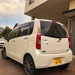 ダイハツムーヴ（CVT）❗️車検2年付き❗️綺麗なパールホワイト❗️ETC❗️ナビ❗️バックモニター❗️社外アルミホイール❗️新品バッテリー❗️の画像