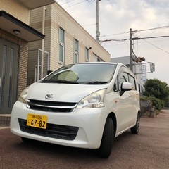ダイハツムーヴ（CVT）❗️車検2年付き❗️綺麗なパールホワイト❗️ETC❗️ナビ❗️バックモニター❗️社外アルミホイール❗️新品バッテリー❗️の画像